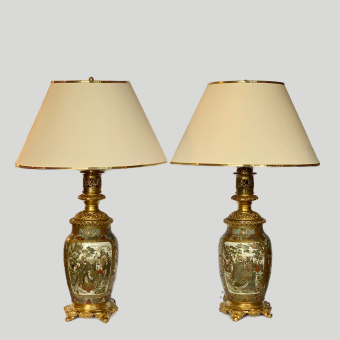 Лампы парные, Япония, 1868-1912-е гг.